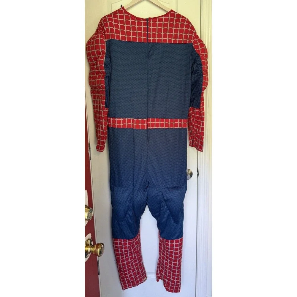 Spiderman 2 Marvel Cos Costume Bodysuit Only Muscle Chest Legs Size 46 Adult 04